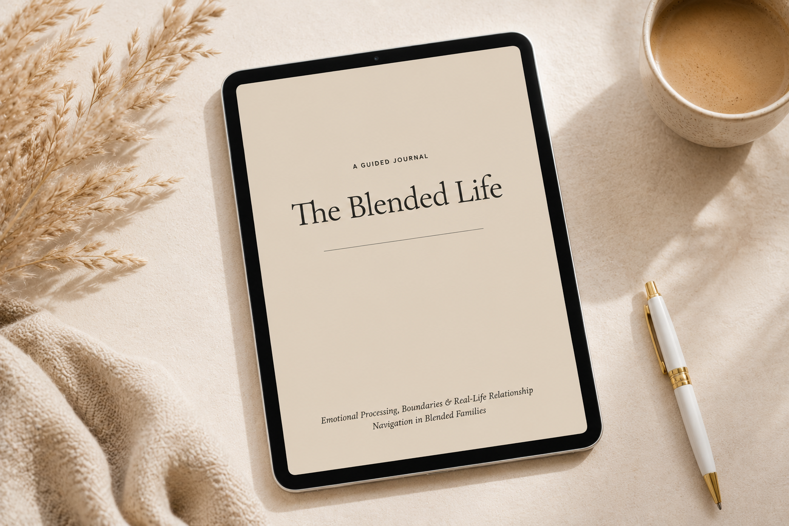 The Blended Life - Digital Guided Journal (Fillable PDF)